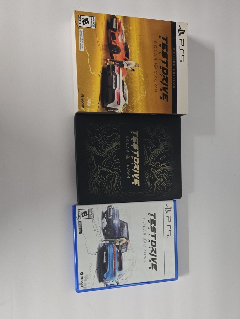 Sony PlayStation 5 Test Drive Unlimited Solar Crown - Black & Gold Set